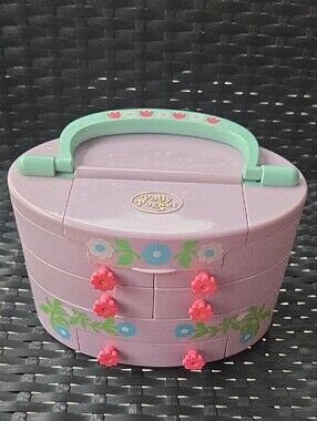 ✨🌸1991 VTG Bluebird Polly Pocket Pullout Playhouse Jewelry Box Compact Only 🌸✨